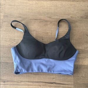 Victoria's Secret Black and Blue Sports Bra